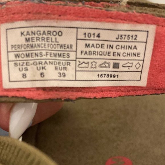 Merrell Kangaroo Sandals with Velcro Closure, SZ 8, Brown - Picture 10 of 10